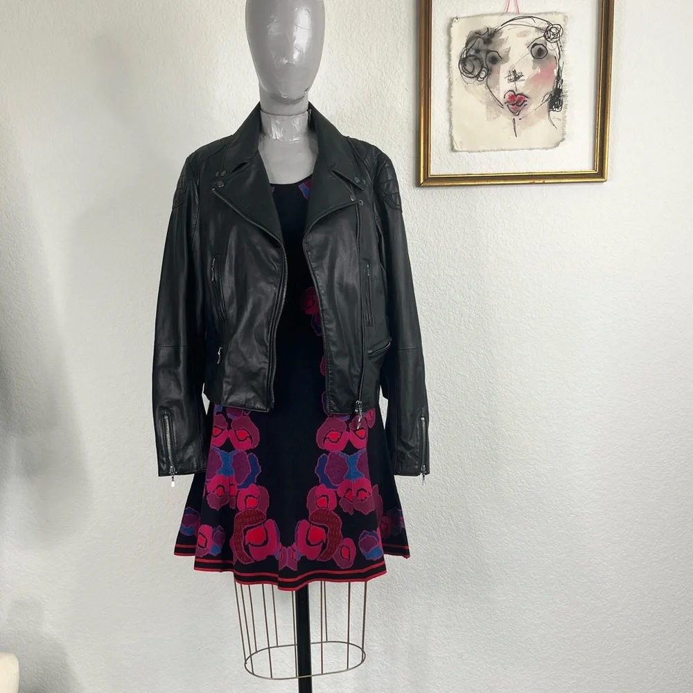 DIANE von FURSTENBERG DVF Dress Rose Jacquard Flare Dress - Picture 3 of 13